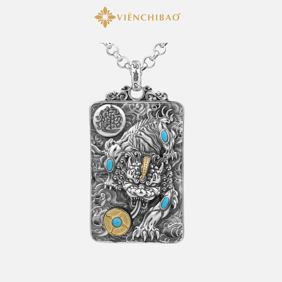 MẶT DÂY CHUYỀN TỲ HƯU TÀI LỘC MÓC LỤC TỰ - VIỄN CHÍ BẢO