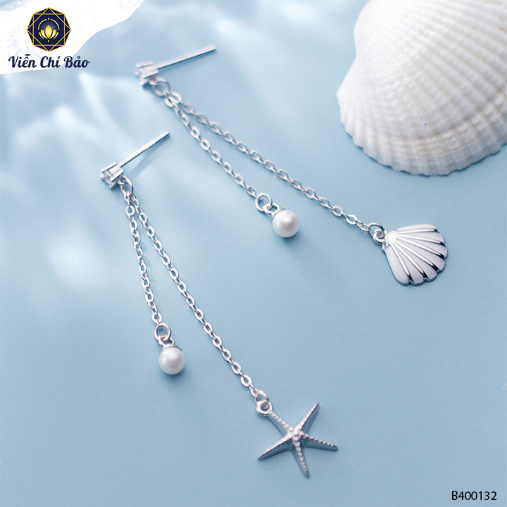 Bông Tai Vỏ Sò Sao Biển - VIỄN CHÍ BẢO