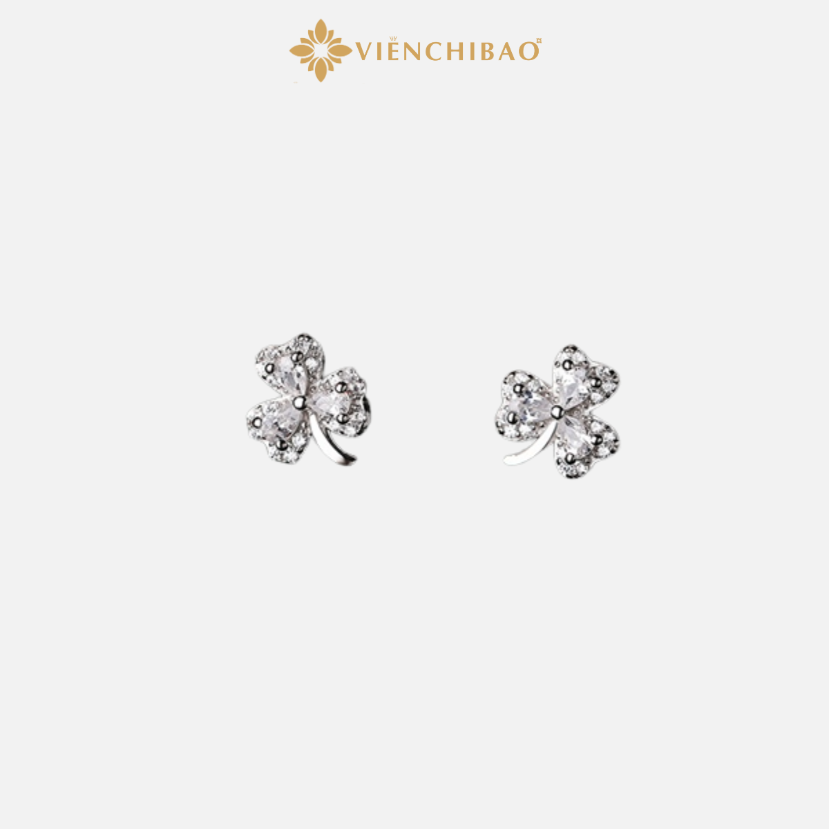 Bông Tai Bạc Nữ Vô Ưu Cỏ Ba Lá - Viễn Chí Bảo