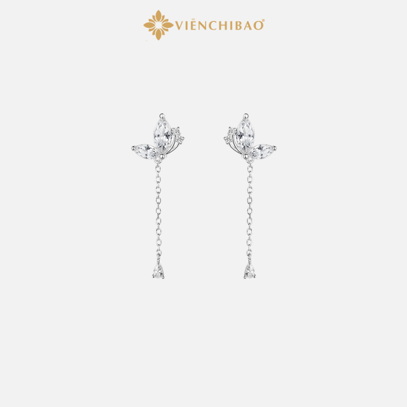 Bông Tai Cánh Bướm - Bạc Ý S925 VIỄN CHÍ BẢO