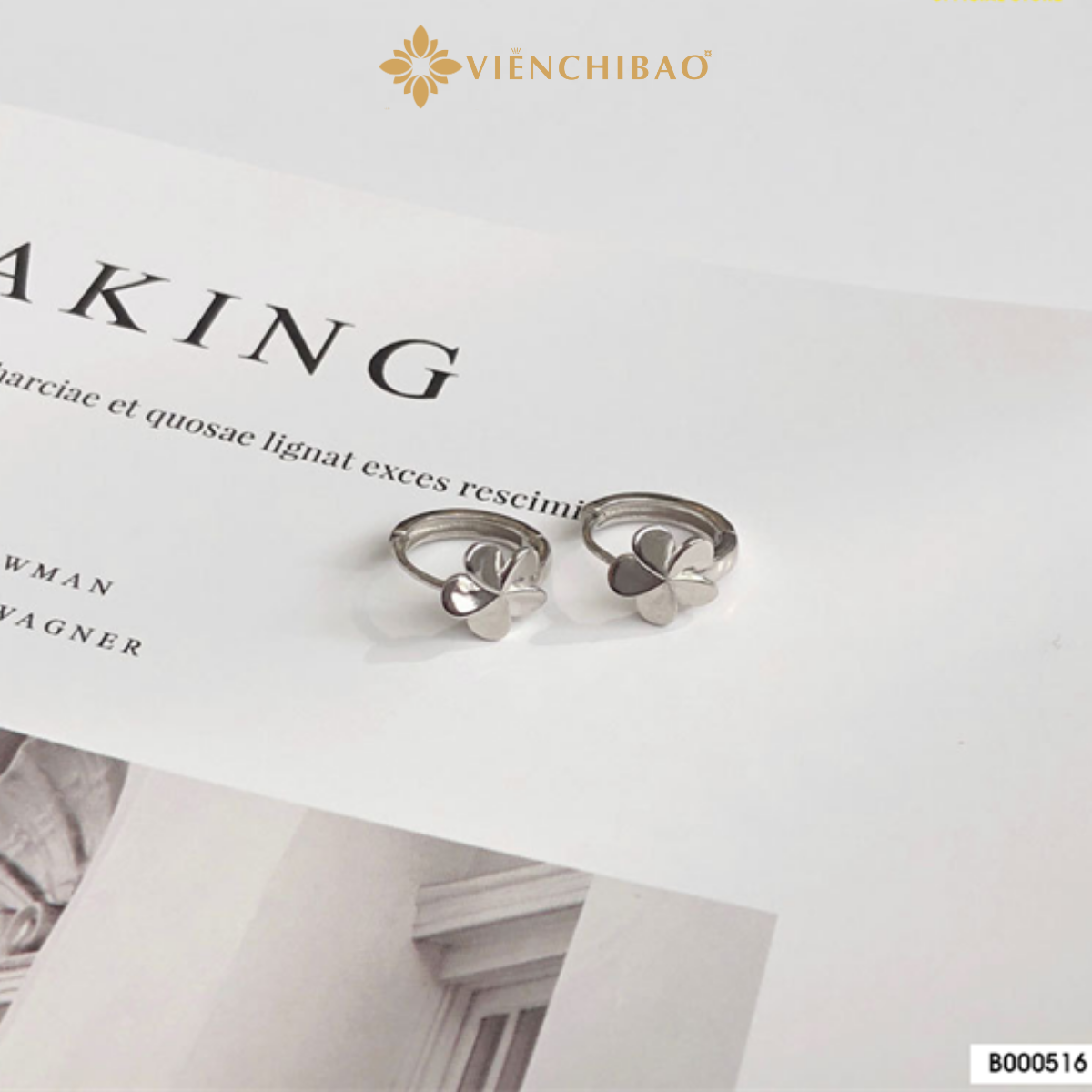 Bông tai hoa năm cánh