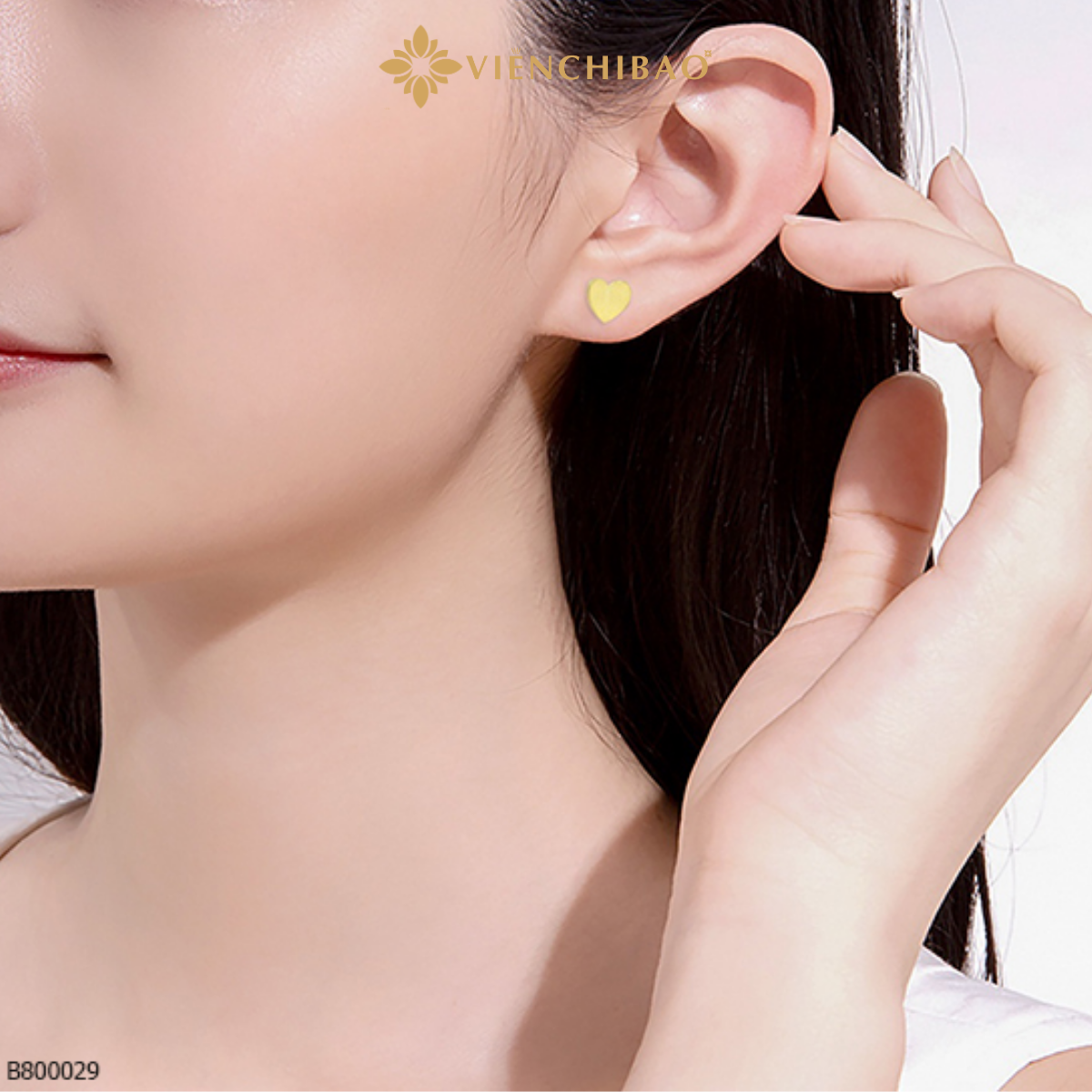 Bông tai nữ hình trái tim