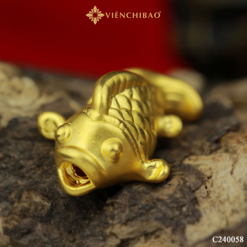 Charm kim ngư vàng 24k