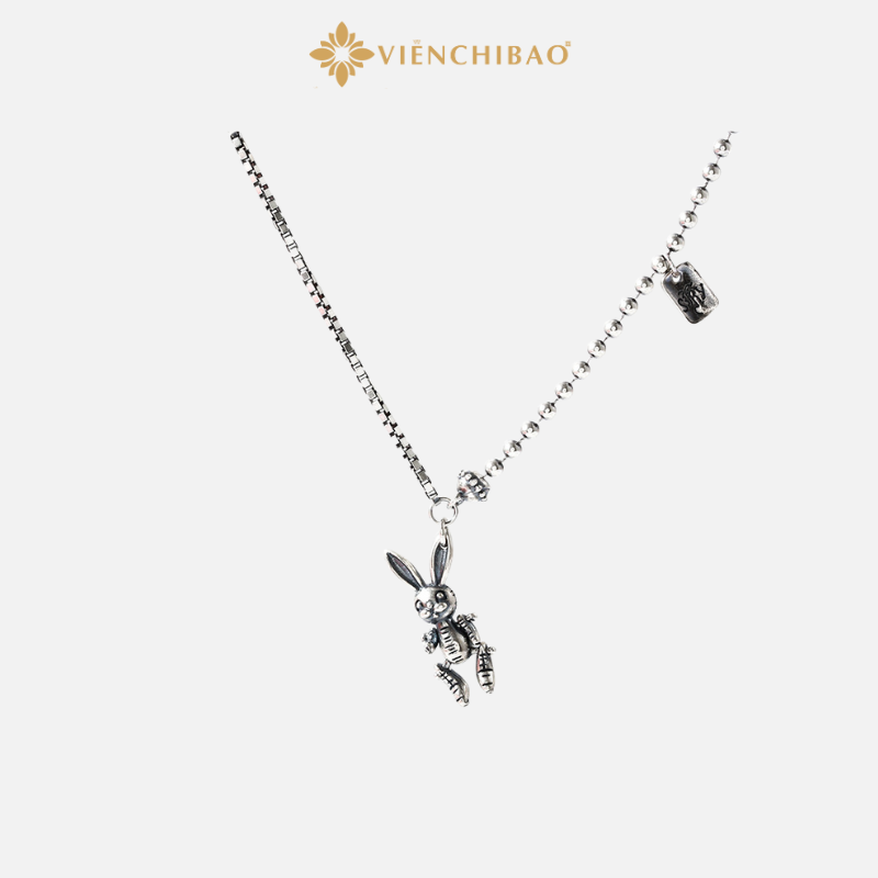 DÂY CHUYỀN BẠC NỮ RABBIT CÁ TÍNH - BẠC S925 Viễn Chí Bảo