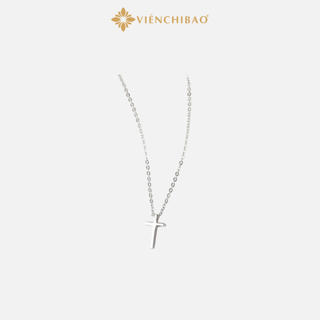 Dây chuyền bạc nữ thập giá