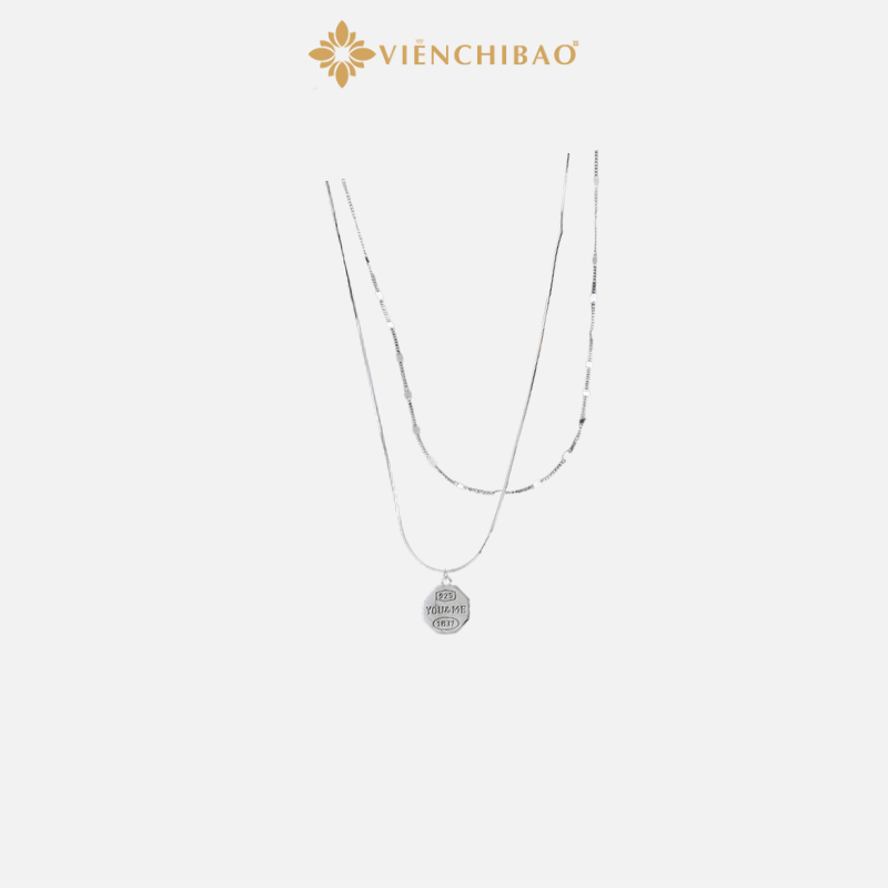 Dây chuyền bạc nữ you & me