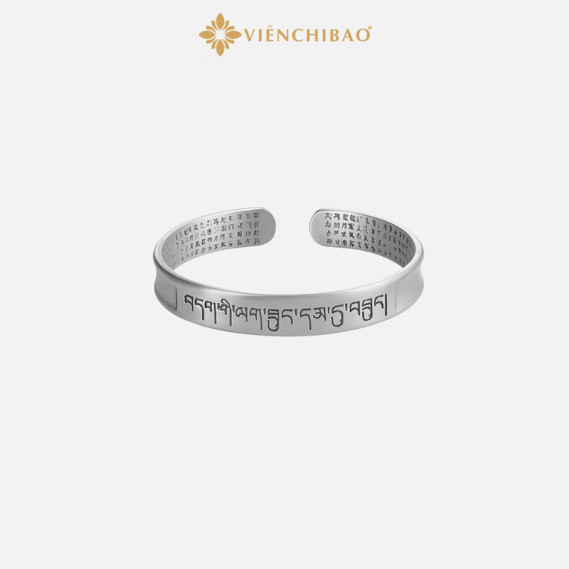 Kiềng Tay Lục Tự Chữ Phạn - Kinh Bát Nhã VIỄN CHÍ BẢO