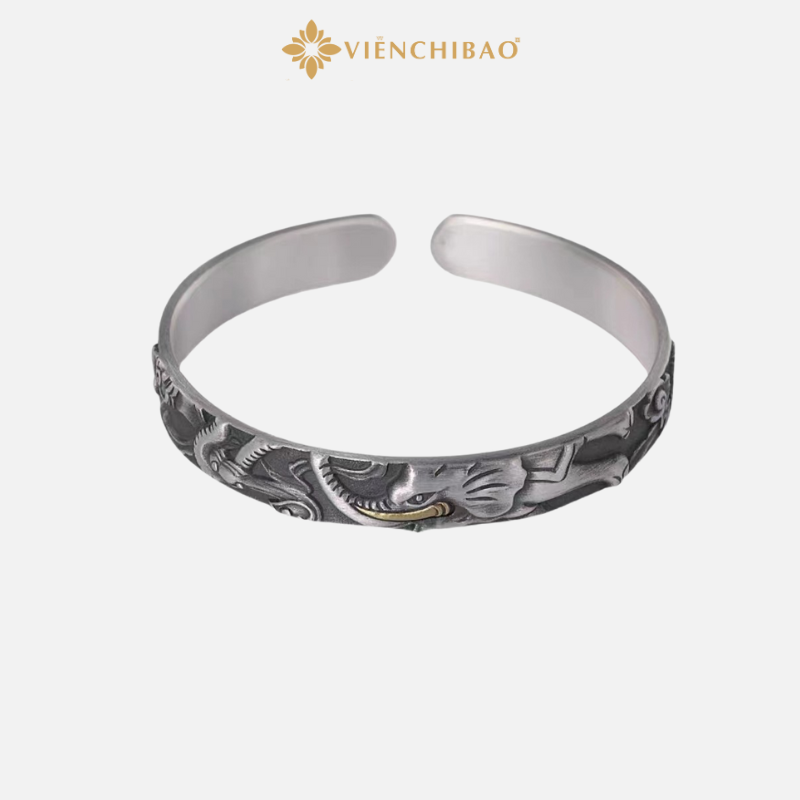 Kiềng Voi Tài Lộc Bạc Thái - Viễn Chí Bảo