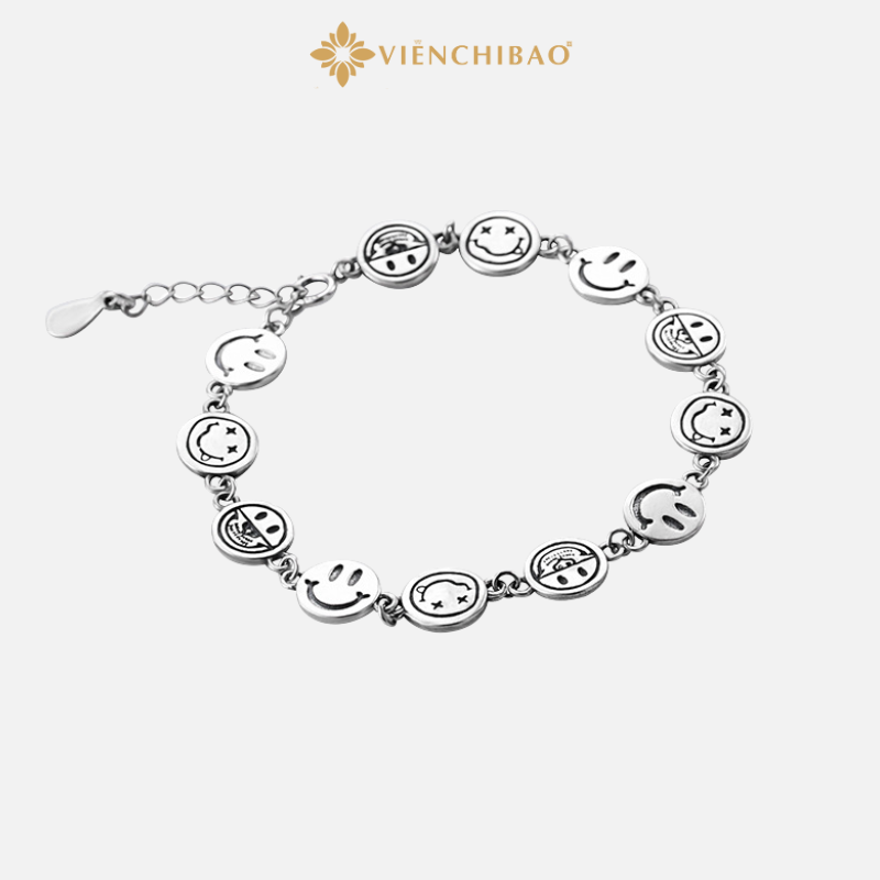 Lắc Tay Bạc Nữ Little Smile - Bạc S925 - Viễn Chí Bảo