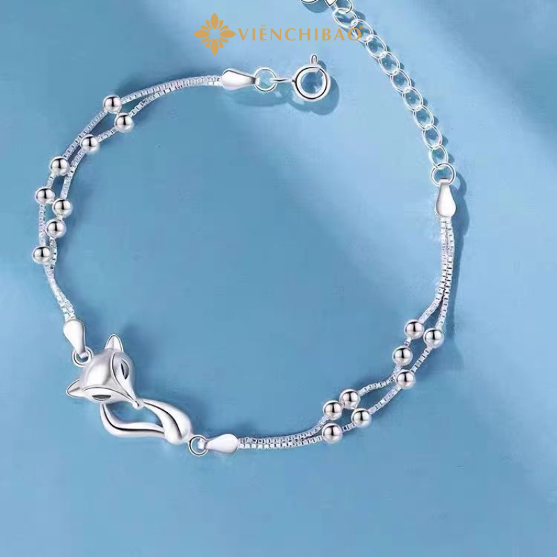 Lắc tay 2 dây hồ ly