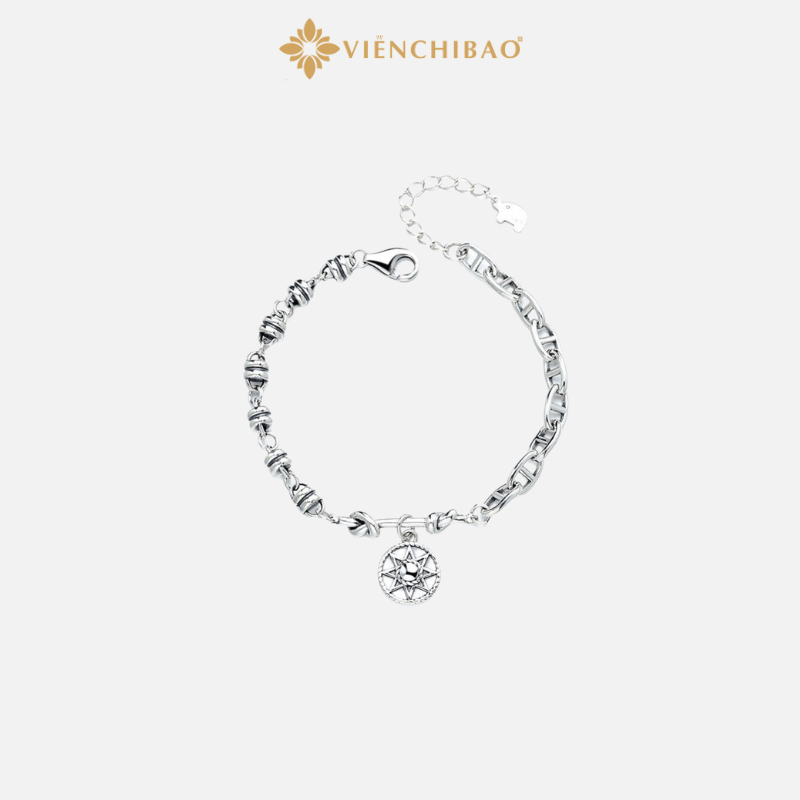Lắc Tay Bạc Nữ Galaxy Bạc Thái - VIỄN CHÍ BẢO