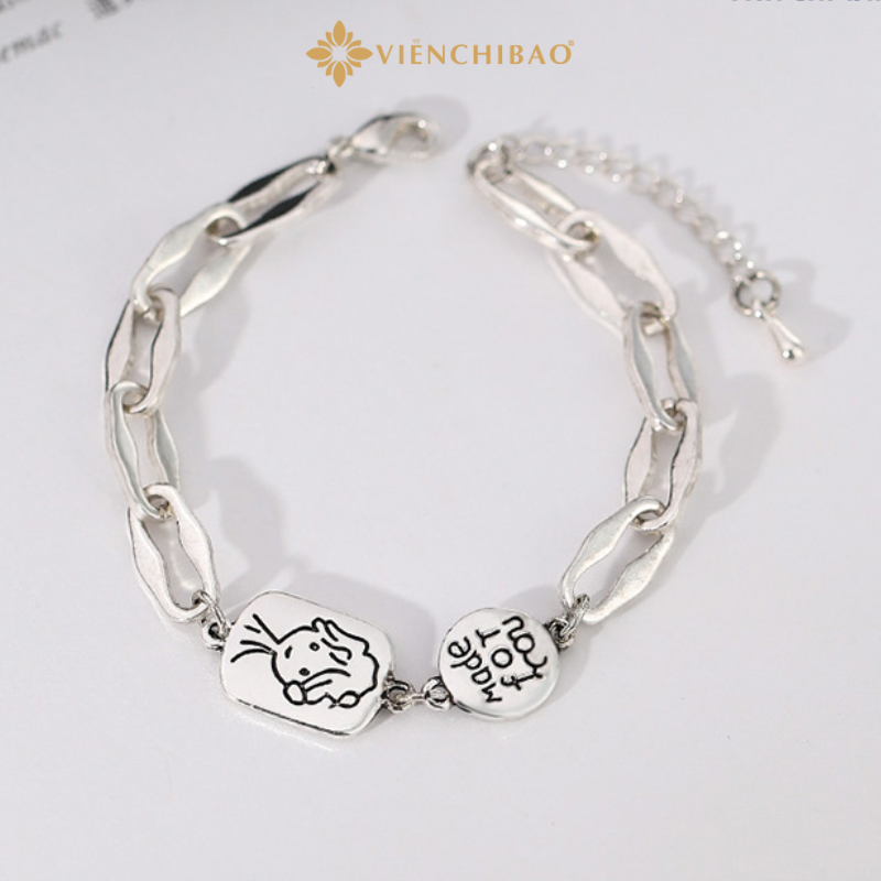 Lắc tay bạc nữ made for you