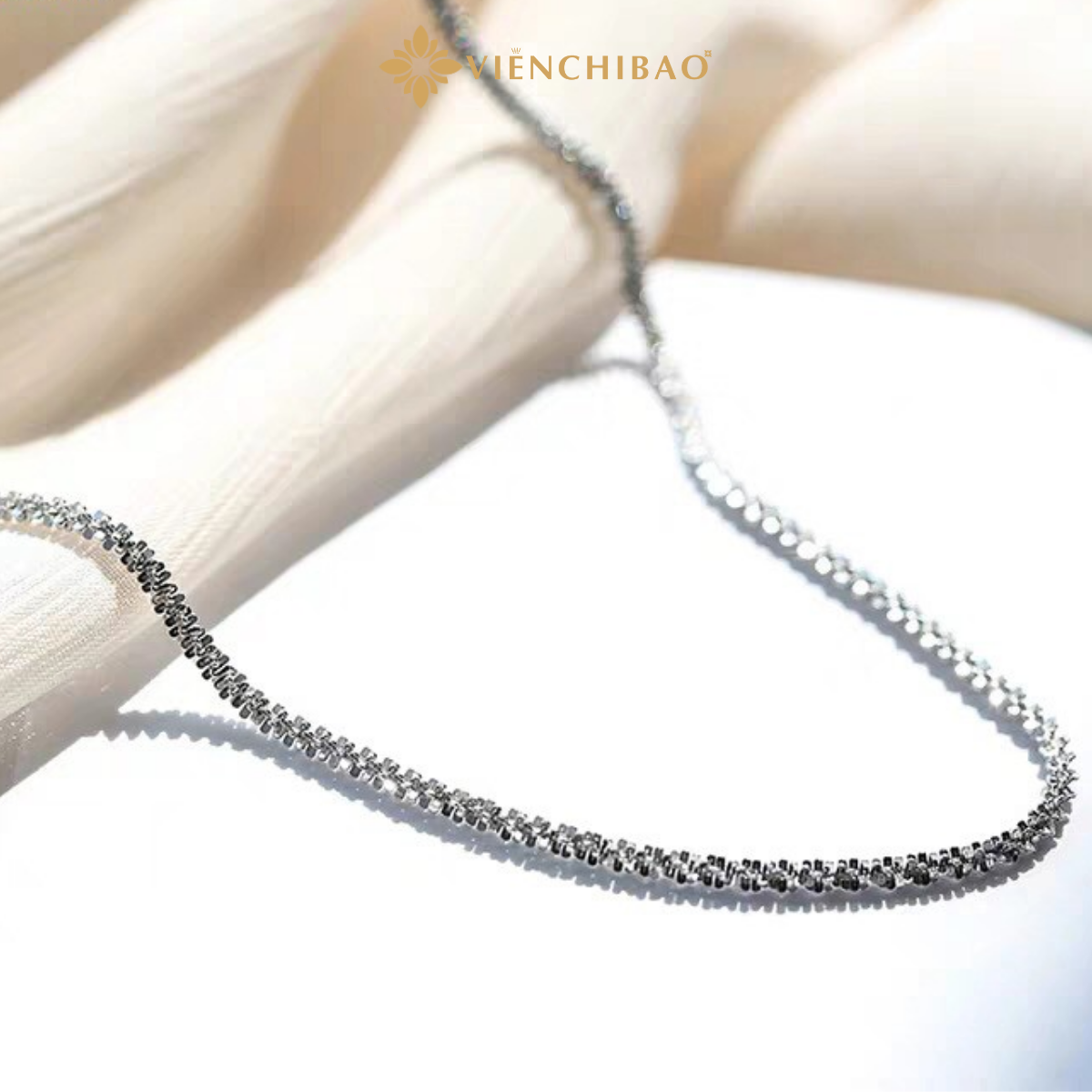 Lắc tay bạc nữ xoắn