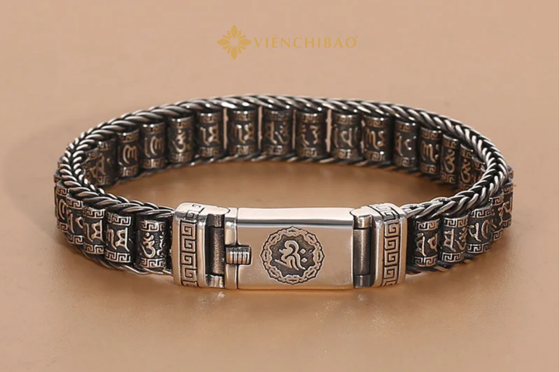 Lắc Tay Bạc Thái Nam Lục Tự Mặt Vuông Lac-tay-bac-thai-luc-tu-vuong