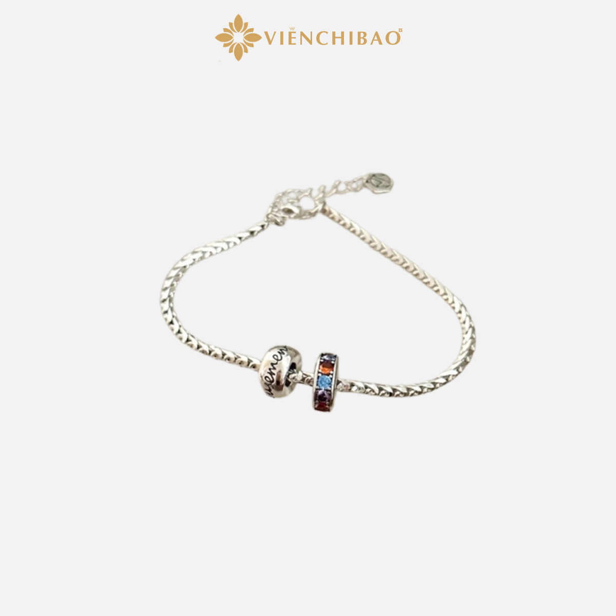 Lắc Tay Charm Tròn Cầu Vồng - Viễn Chí Bảo