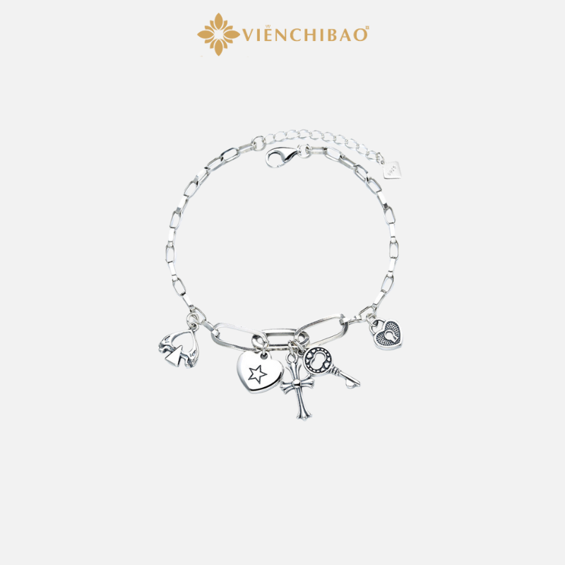 Lắc Tay Nữ Thập Tự Chrome Heart NEW - VIỄN CHÍ BẢO