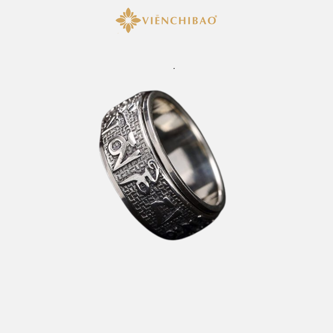 Nhẫn bạc nam lục tự đại minh chân ngôn