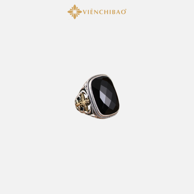 Nhẫn bạc nam thập tự