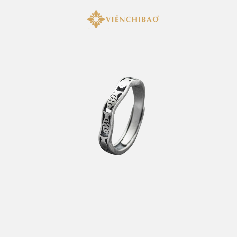 Nhẫn bạc nữ tiểu ngư