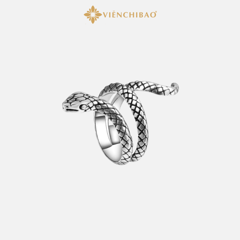 Nhẫn Mãng Xà Bạc Thái Nữ - Viễn Chí Bảo - N000463