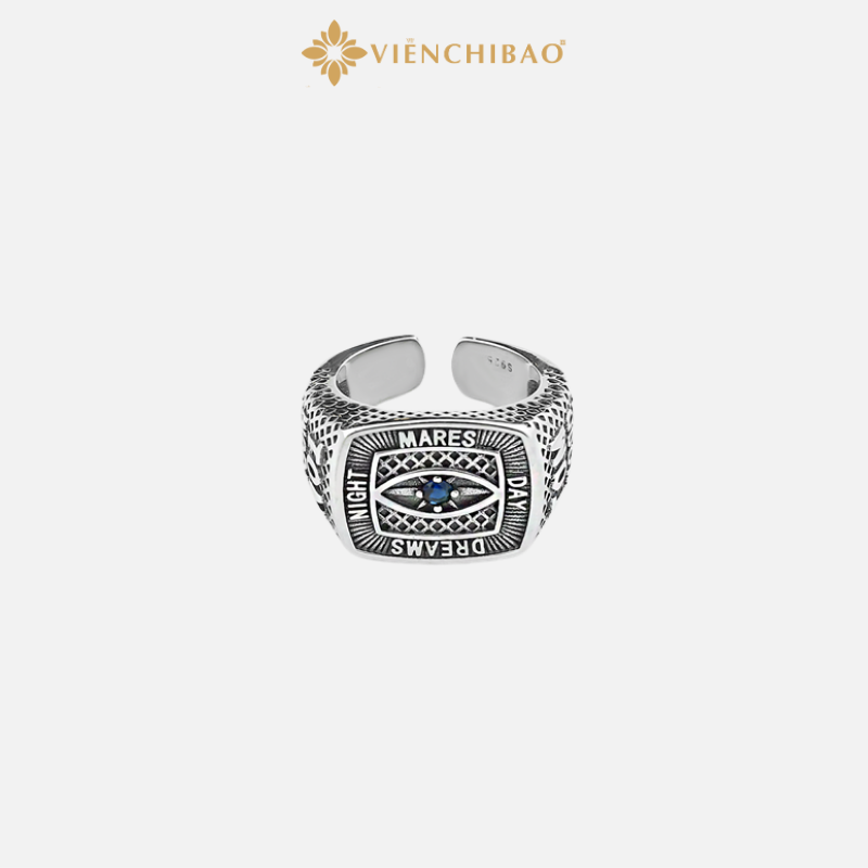 Nhẫn nam dream đá zircon bạc thái