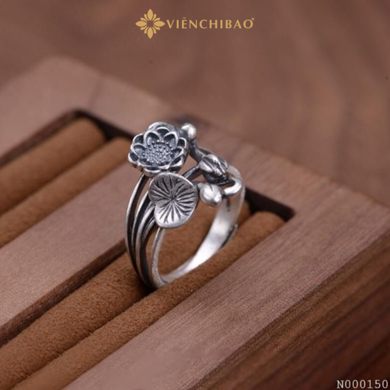 Nhẫn nữ đài sen