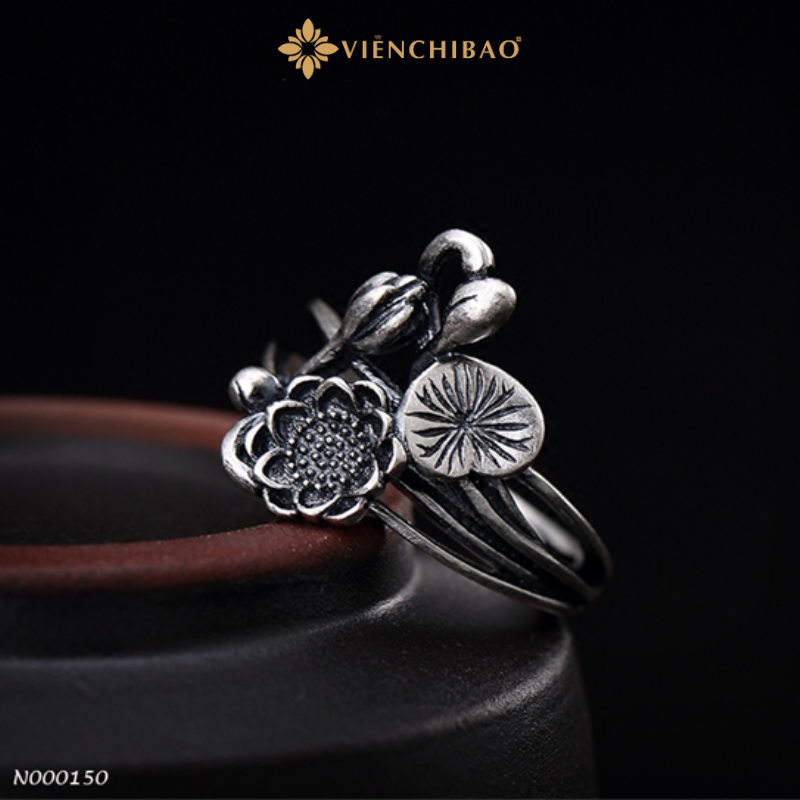 Nhẫn nữ đài sen