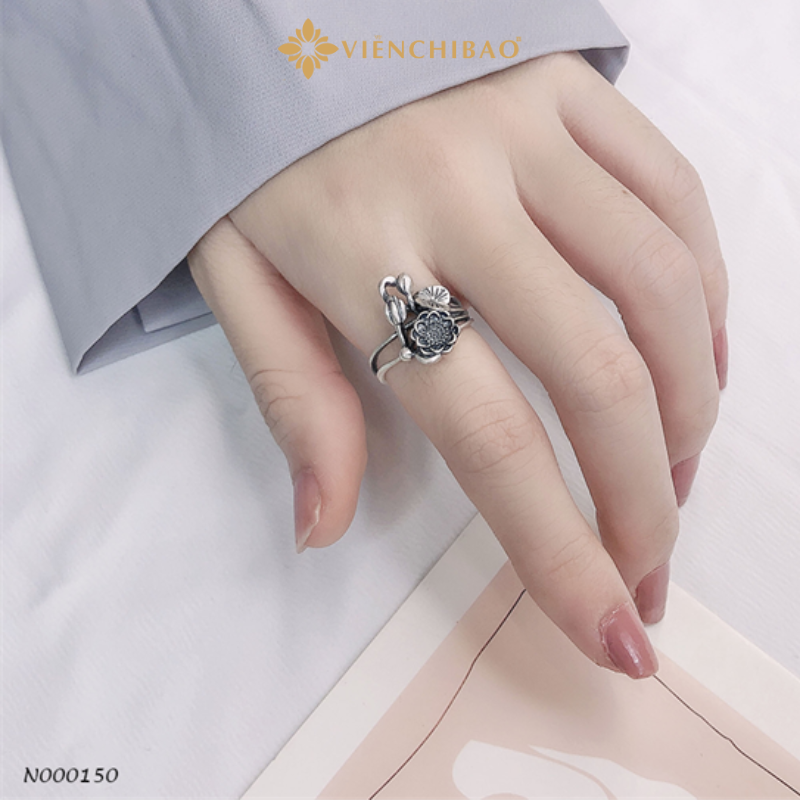 Nhẫn nữ đài sen