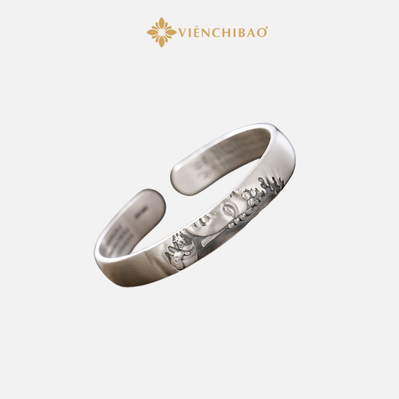 Vòng tay bạc nam cõi phật