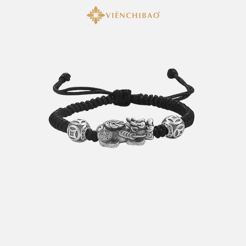 VÒNG TAY BẠC NAM  TỲ HƯU THIÊN LỘC - VIỄN CHÍ BẢO