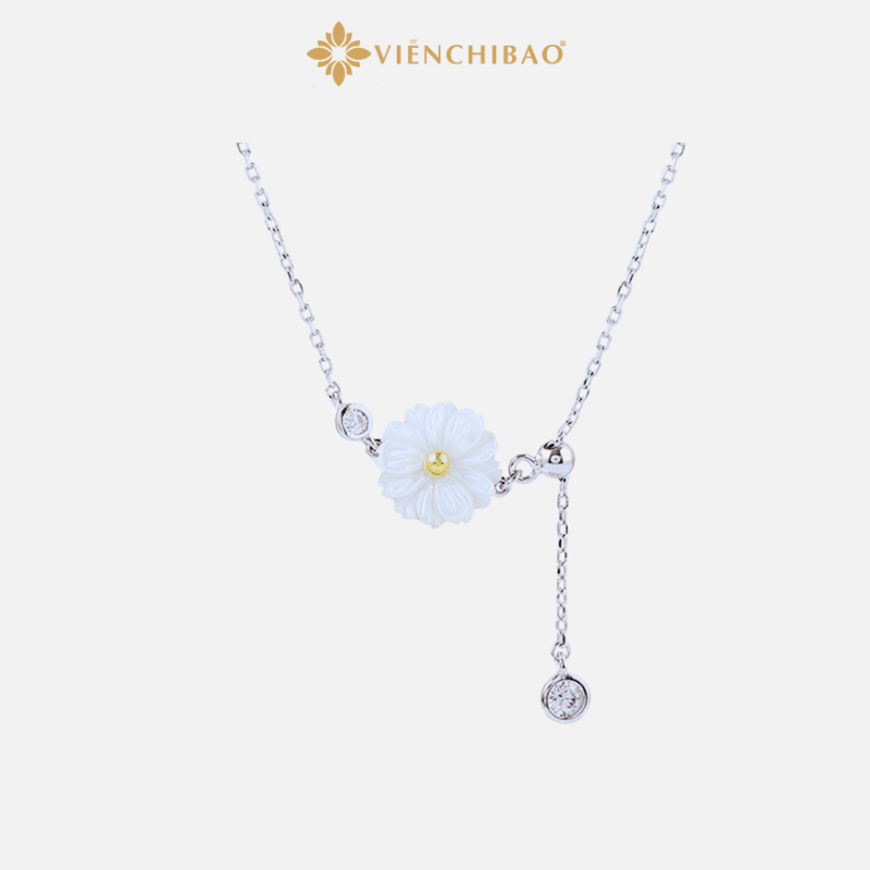 Dây Chuyền Bạc Nữ Cúc Họa Mi - Bạc S925 VIỄN CHÍ BẢO