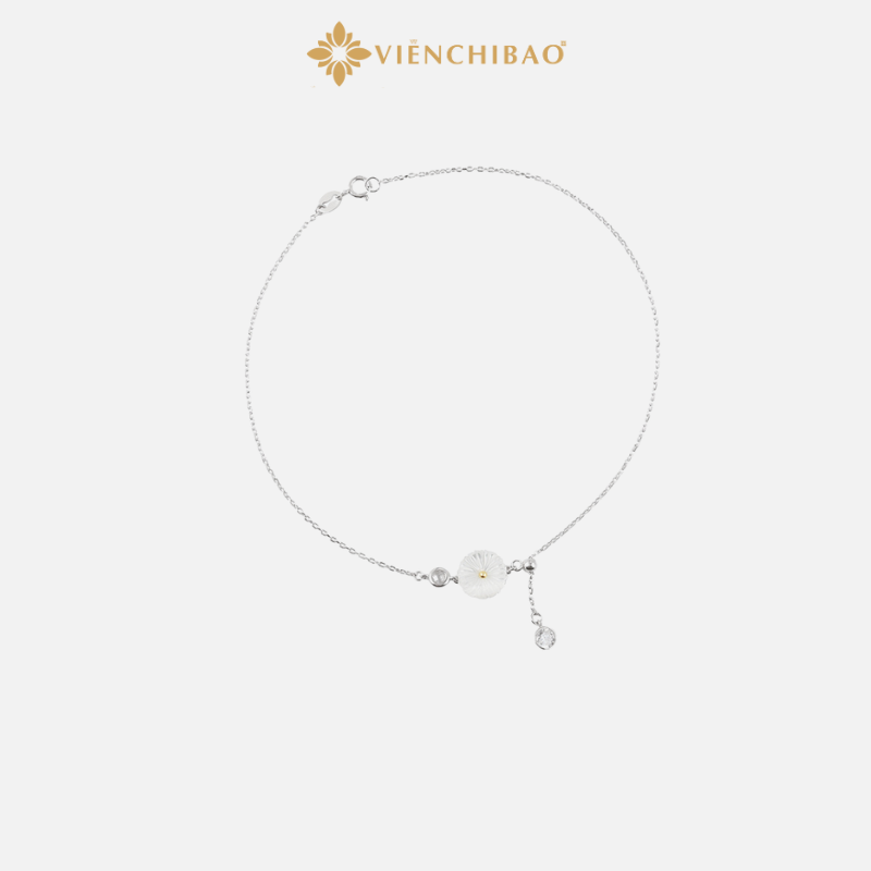 Lắc Tay Bạc Nữ Cúc Họa Mi - Bạc S925 VIỄN CHÍ BẢO