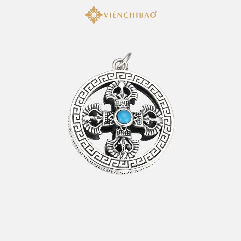 MẶT DÂY CHUYỀN CHÙY KIM CANG - BẠC THÁI S925 VIỄN CHÍ BẢO