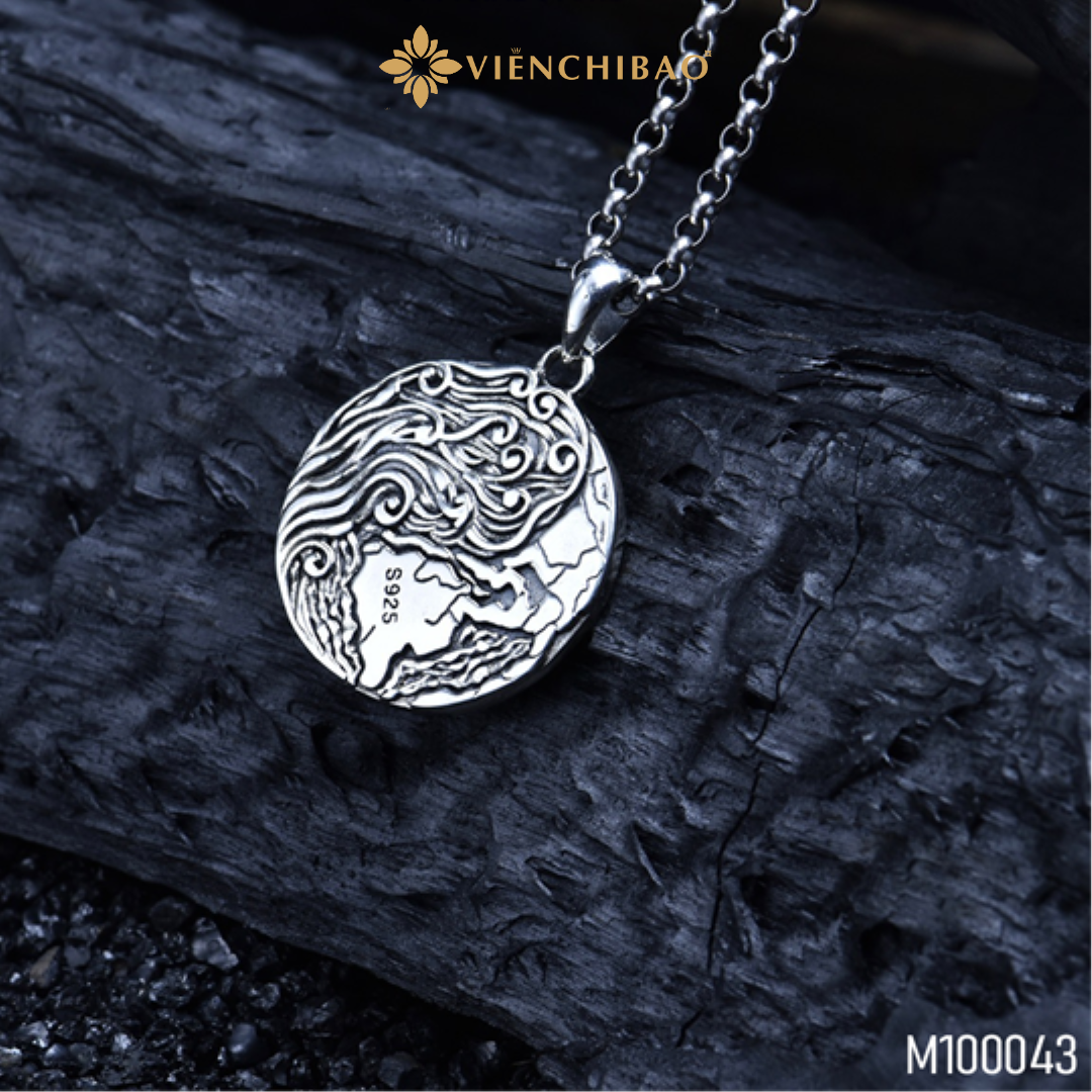 Mặt dây chuyền nam thái cực đồ cách điệu