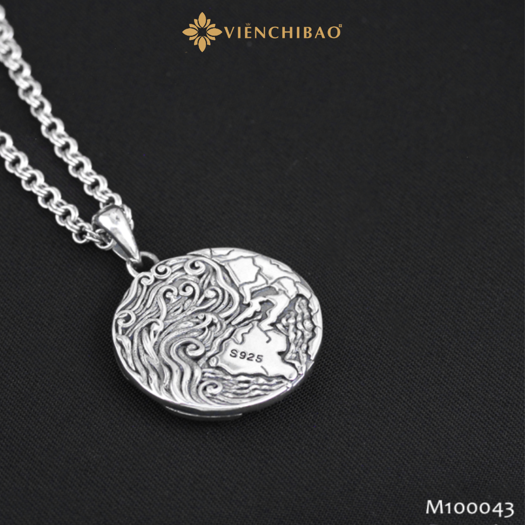 Mặt dây chuyền nam thái cực đồ cách điệu