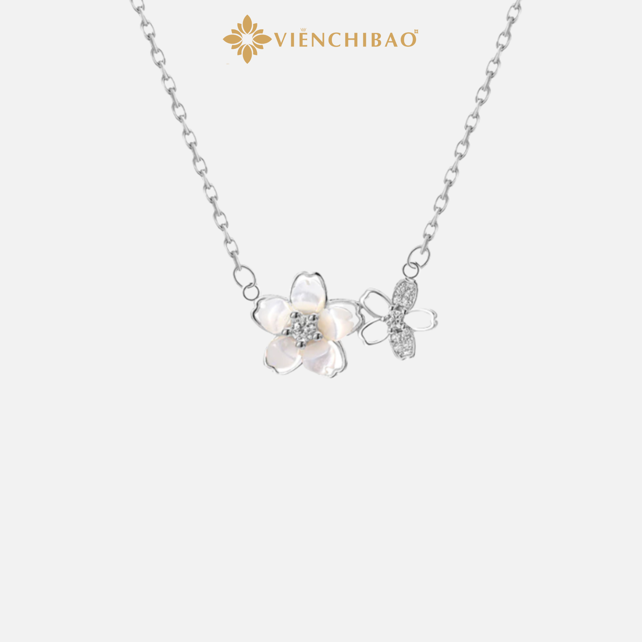 Dây chuyền hoa mùa xuân