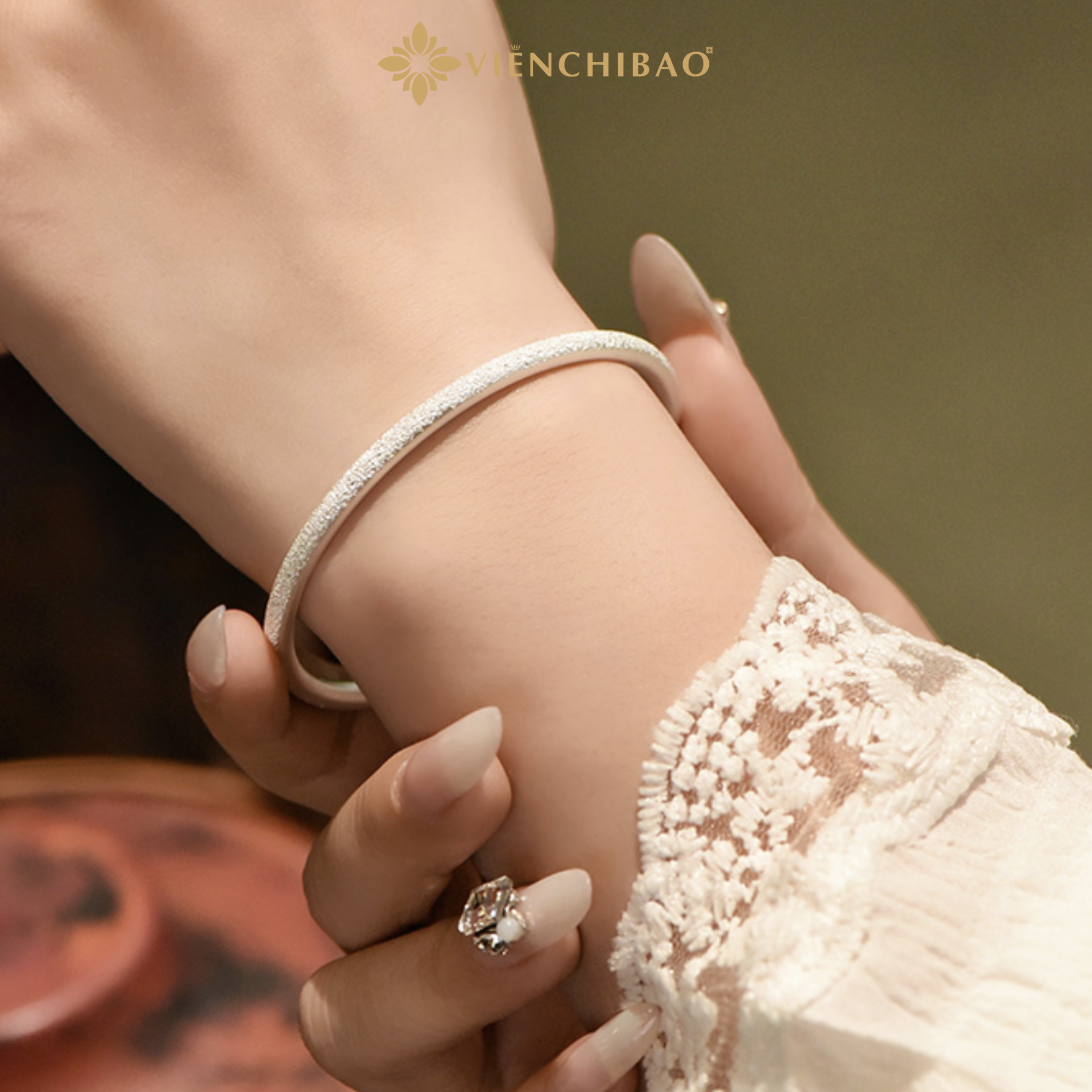 Kiềng Tay Bạc Nhám S999 Kiềng Tay Bạc Nhám S999