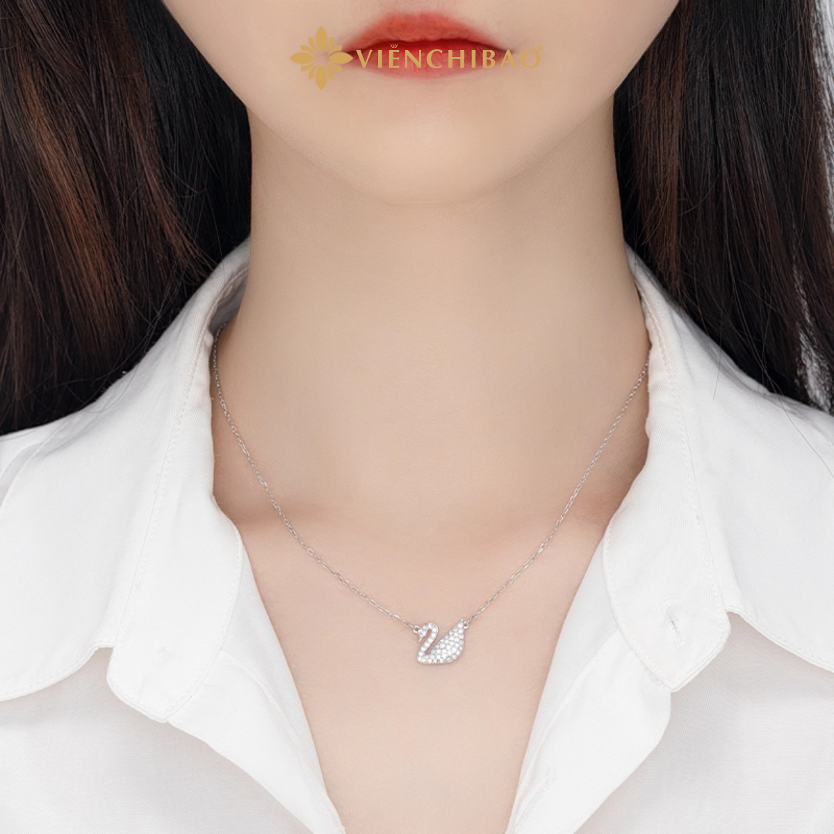 Dây Chuyền Thiên Nga Trắng