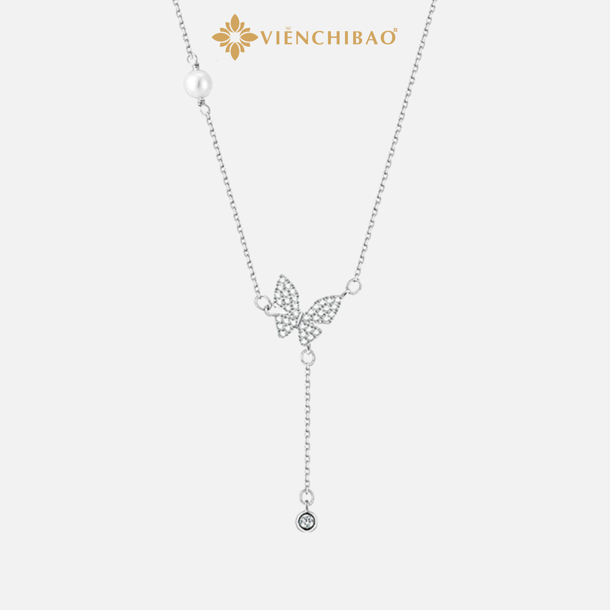 Dây chuyền hồ điệp ngọc trai