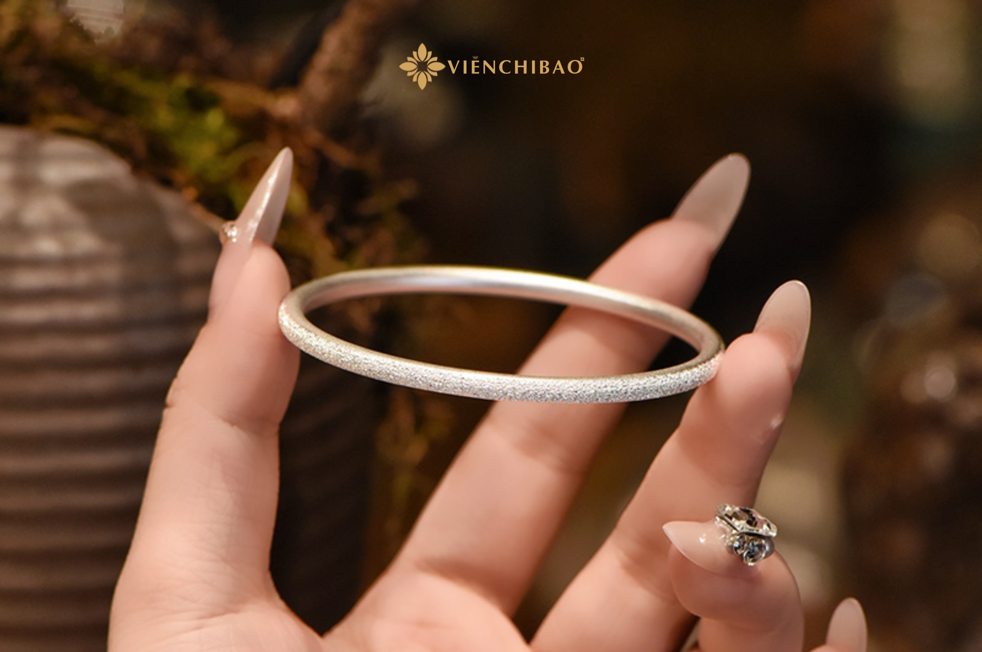 Kiềng Tay Bạc Nhám S999 Kieng-tay-bac-nham-S999