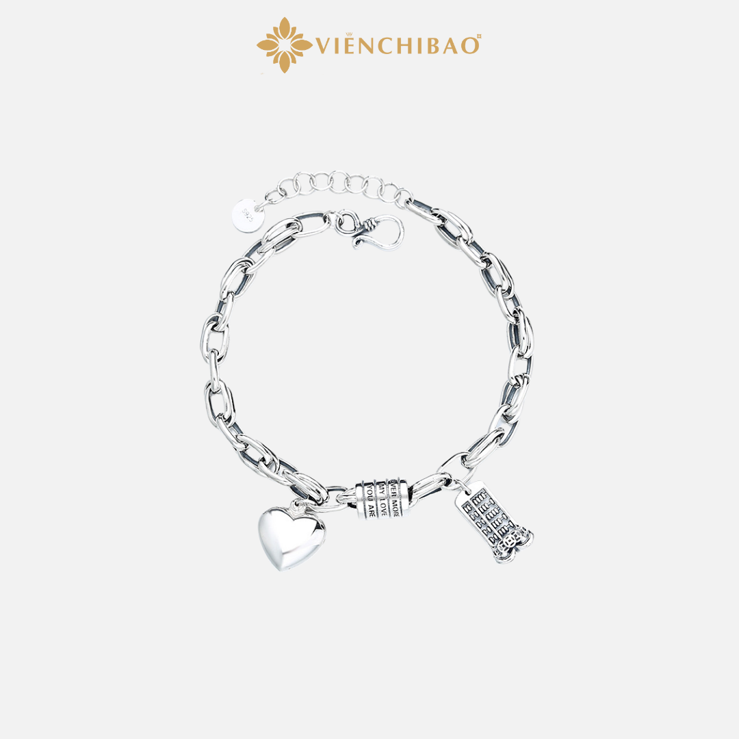 LẮC TAY NỮ CHARM BÀN TÍNH MINI - VIỄN CHÍ BẢO L100050