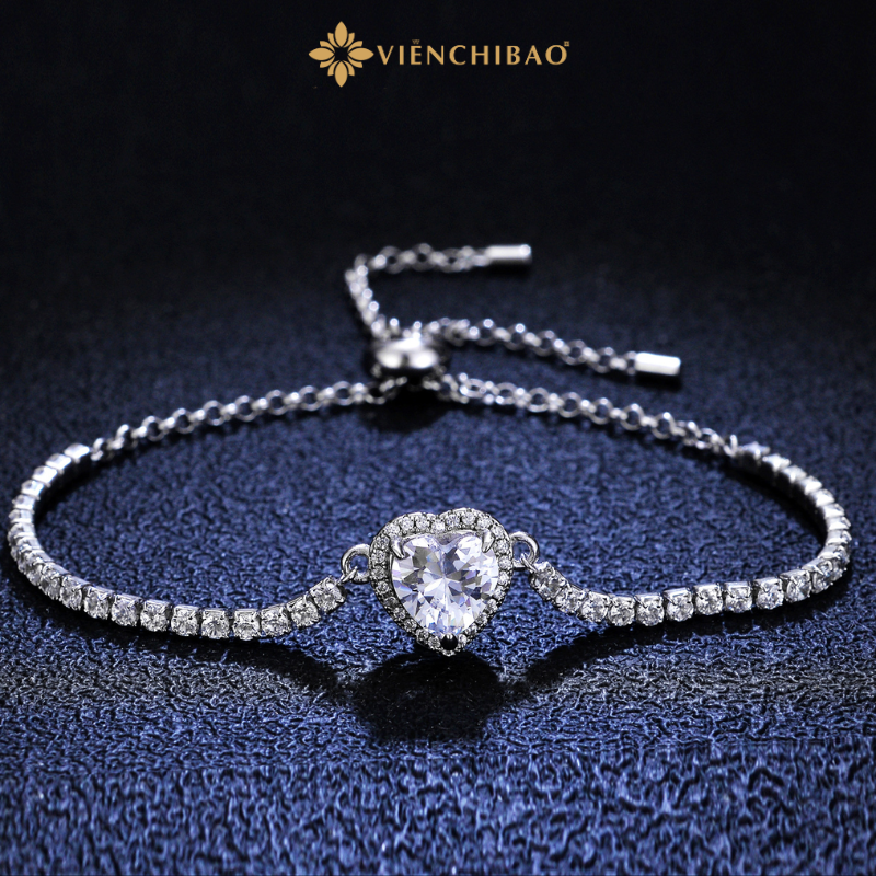 Lắc Tay Trái Tim - Bạc Ý S925