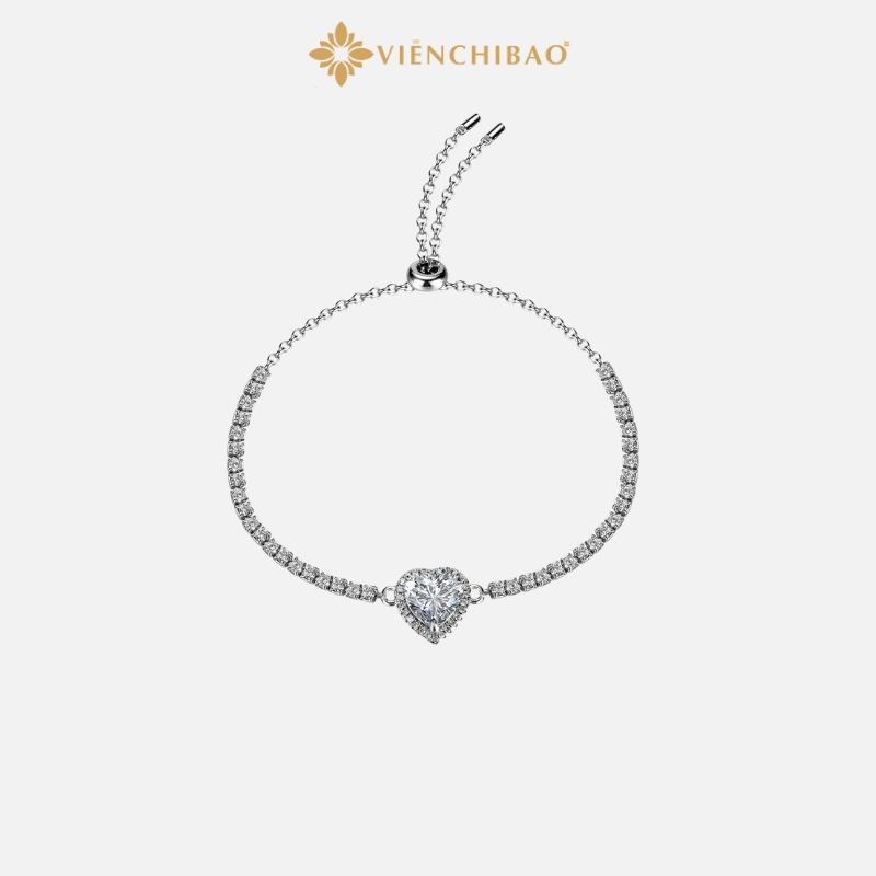 Lắc Tay Trái Tim - Bạc Ý S925