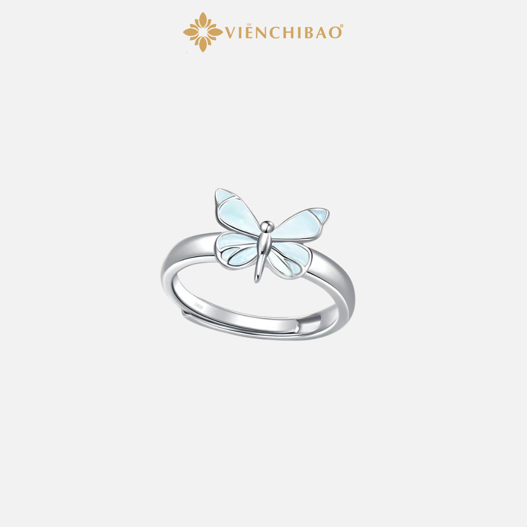 Nhẫn hồ điệp phát sáng Freesize - Viễn Chí Bảo | N400570