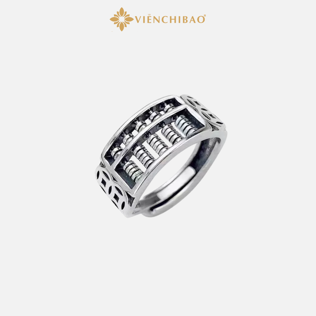 NHẪN BÀN TÍNH TÀI LỘC - VIỄN CHÍ BẢO N100033