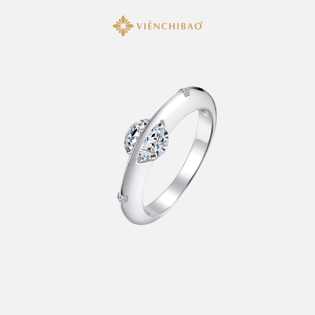 Nhẫn Hành Tinh S925 Moissanite Xoay - Viễn Chí Bảo | N001347