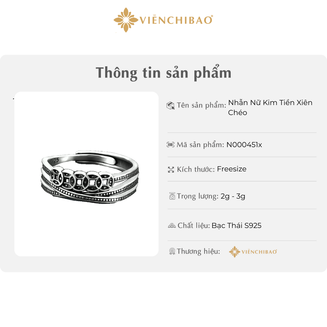 Nhẫn Nữ Kim Tiền Xiên Chéo Nhan-Nu-Kim-Tien-Xien-Cheo