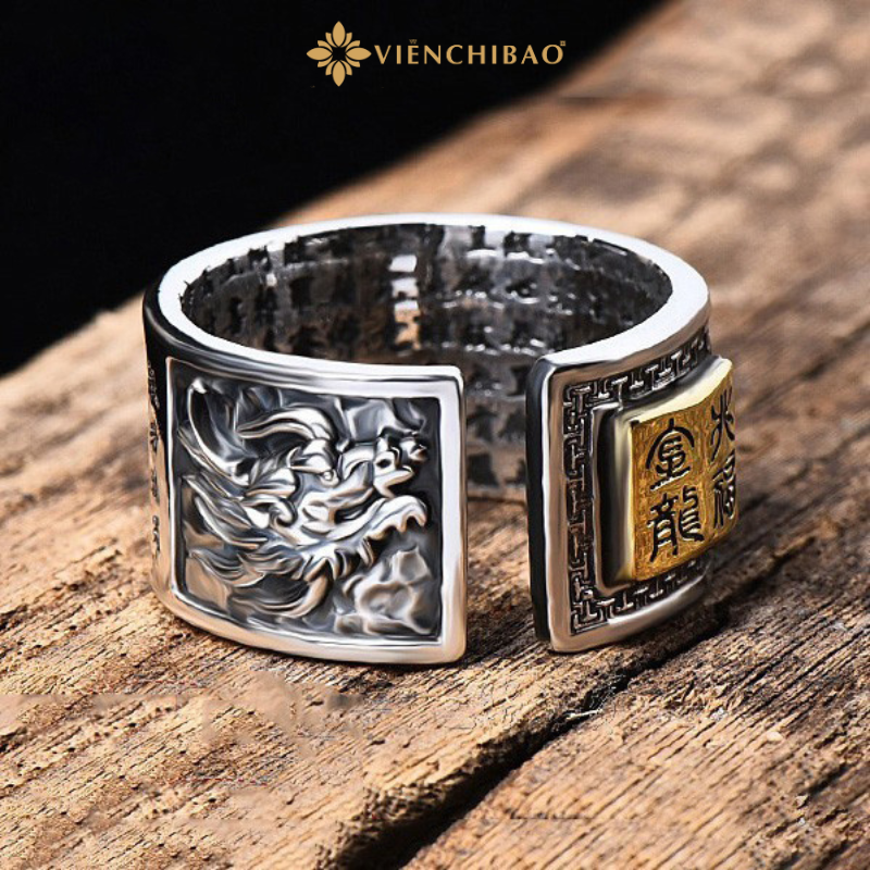 Nhẫn Bạc Nam 12 Con Giáp