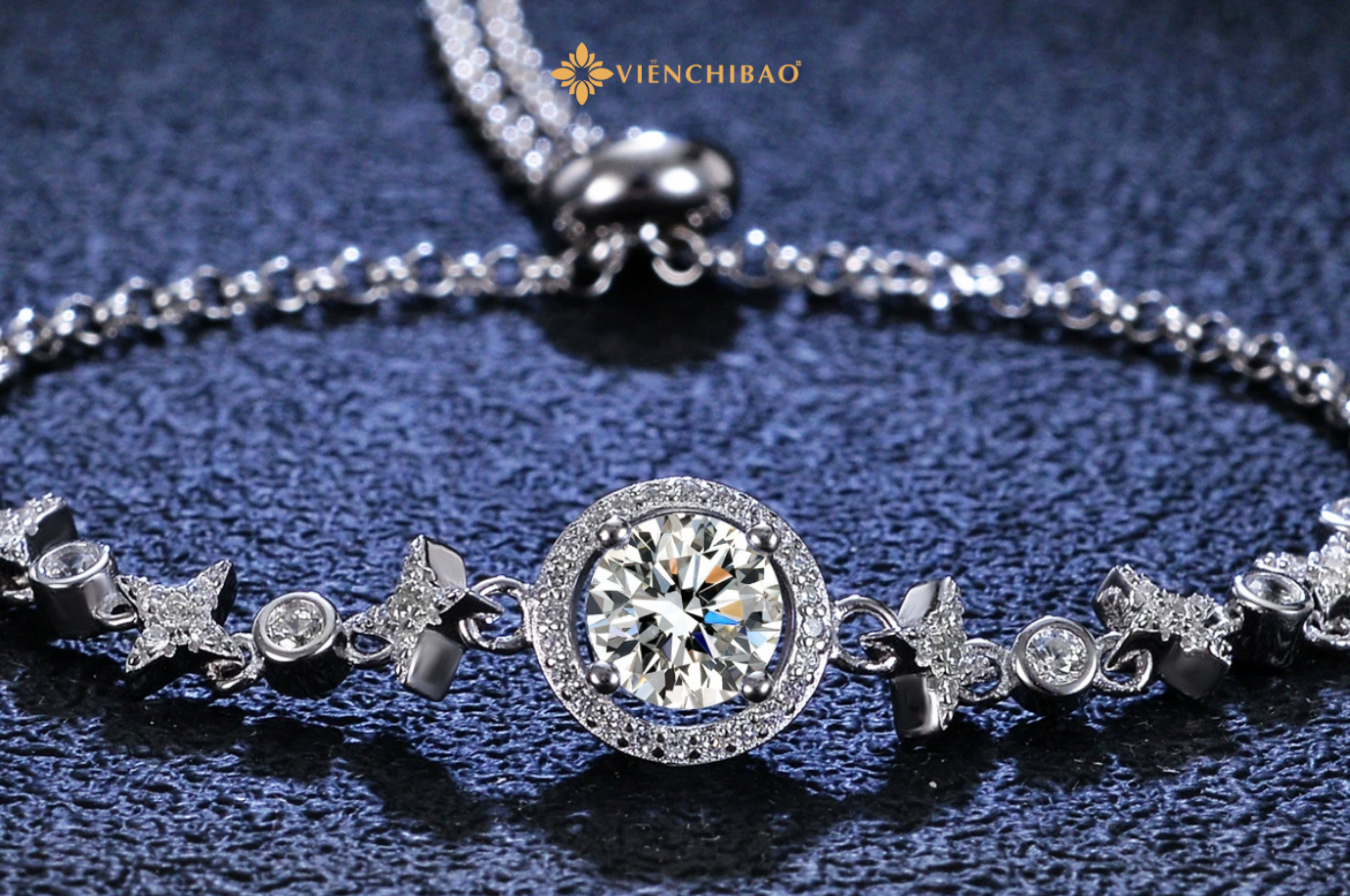 Lắc tay dải ngân hà đính moiss 6.5li 