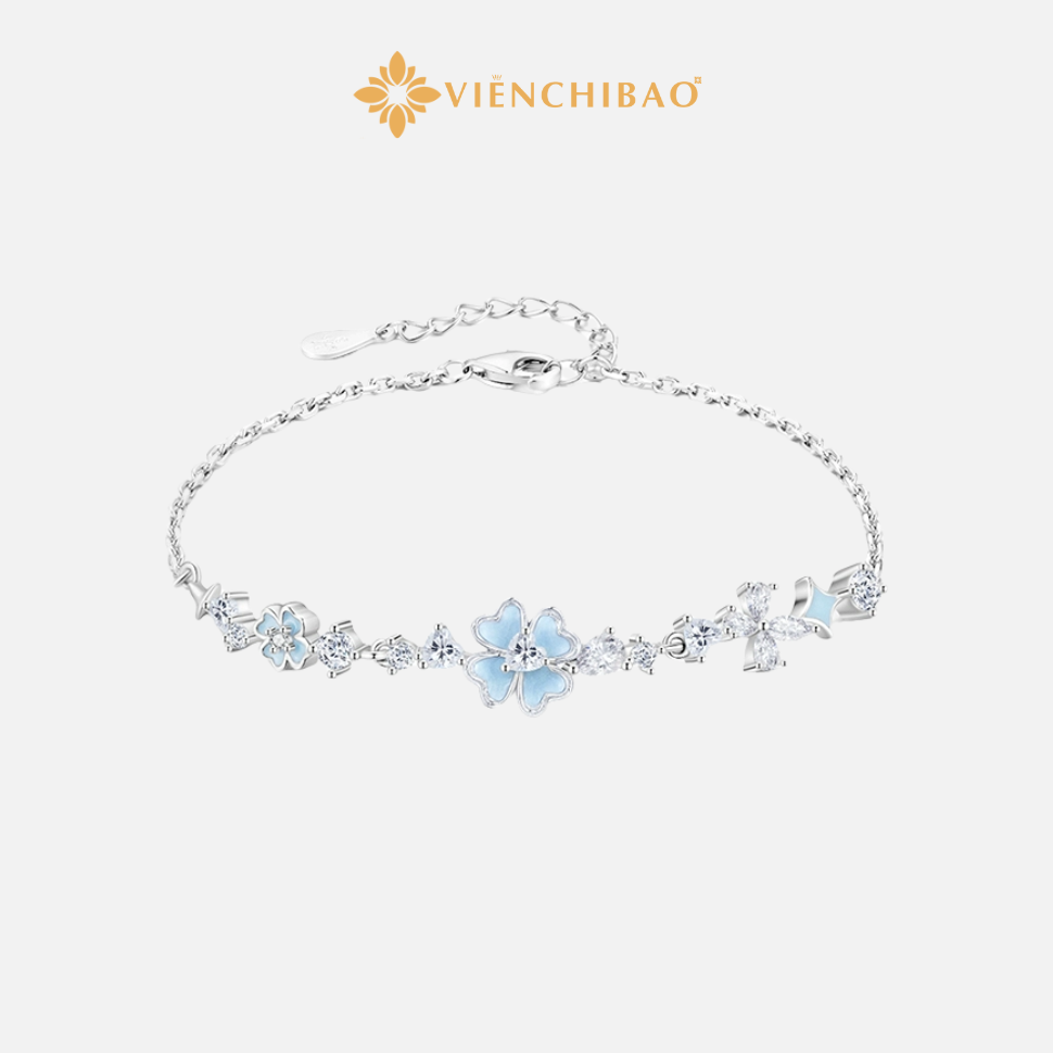 Lắc tay cỏ 4 lá phát sáng - Viễn Chí Bảo - L400244